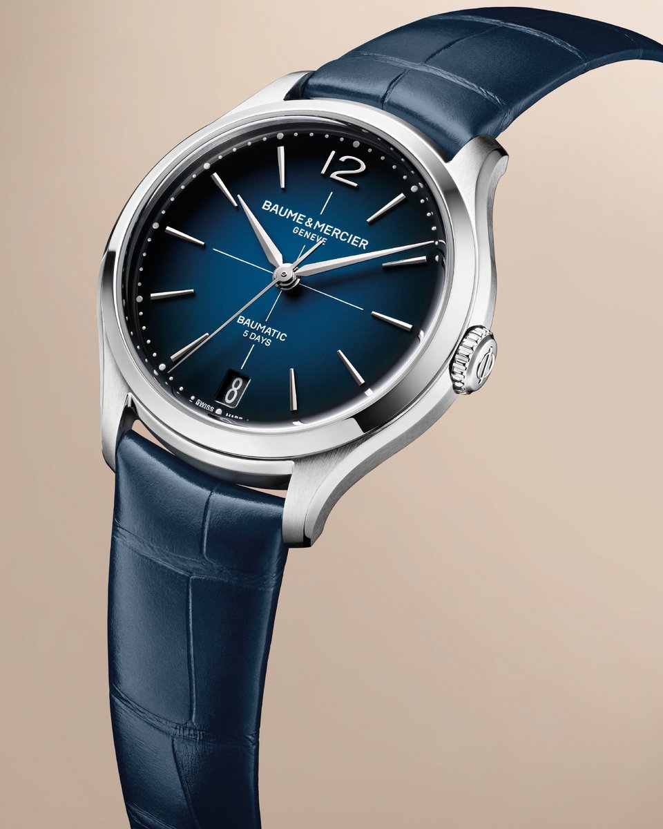 Chronoflam's tweet photo. CLIFTON 10833
Take a deeper look. The Clifton Baumatic 34mm showcases Baume &amp; Mercier's dedication to pushing the boundaries of feminine watchmaking. Discover the beauty of our Baumatic movement.

@baumeetmercier 
#baumeetmercier
#Baumatic
#ShapingTime https://t.co/s42QMc1Z5B
