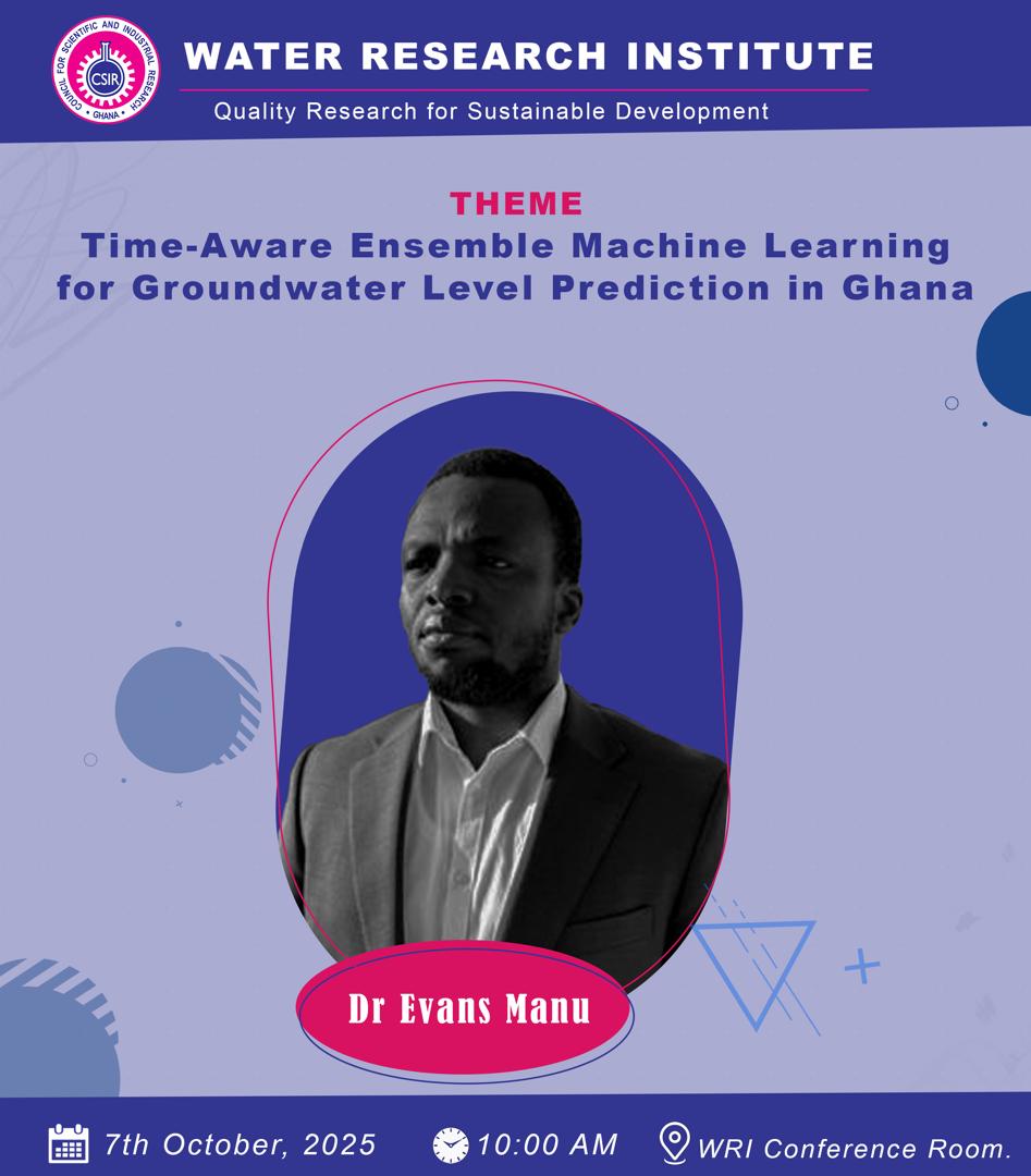 CSIR-Water Research Institute tweet media