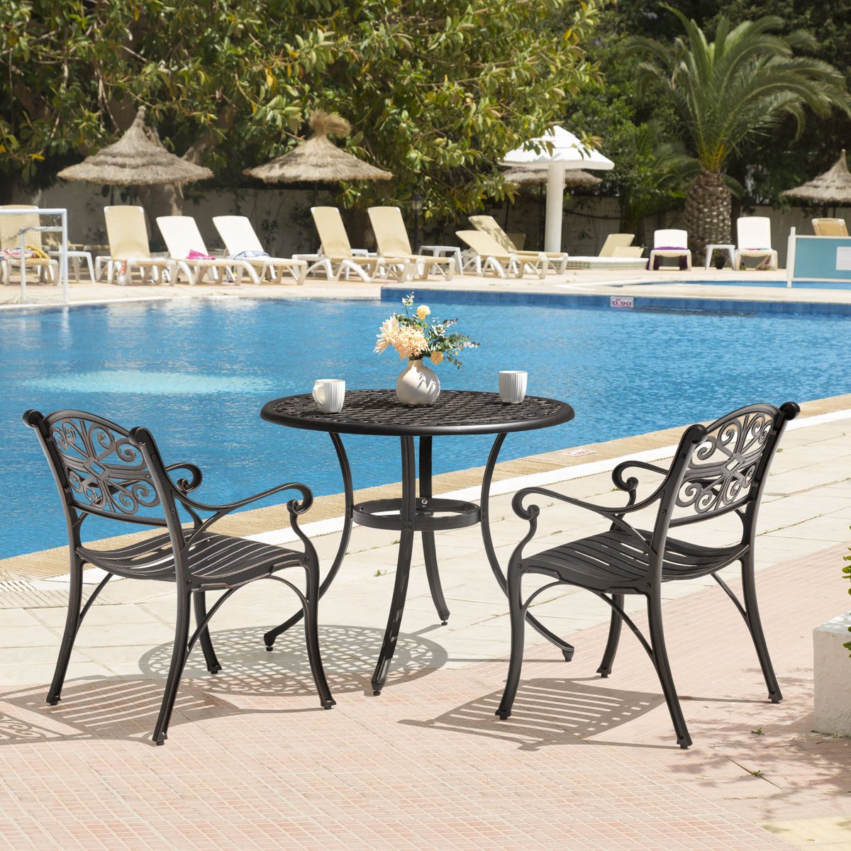 NuuGardenUSA's tweet image. At the end of summer, enjoy the perfect sunshine with Nuu Garden 3-Piece Patio Bistro Set 🌞💦
Make the most of those last golden rays and let the good times roll!🌺☕️ 

shop now: nuumart.com
#nuugarden #bistroset #outdoors #outdoorliving #HomeDecor #outdoorfurniture