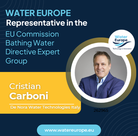 Honored to join the <a href="/EU_Commission/">European Commission</a> 𝐄𝐱𝐩𝐞𝐫𝐭 𝐆𝐫𝐨𝐮𝐩 𝐨𝐧 𝐭𝐡𝐞 𝐁𝐚𝐭𝐡𝐢𝐧𝐠 𝐖𝐚𝐭𝐞𝐫 𝐃𝐢𝐫𝐞𝐜𝐭𝐢𝐯𝐞 as Water Europe Representative.

<a href="/water_eu/">WaterEurope</a>