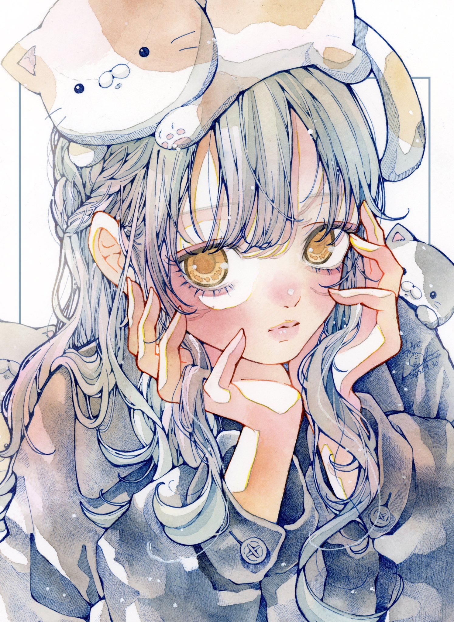 イラストレーター とあるお茶 キャンパスプリント 🍃とあるお茶🍵次はデザフェス on X: 