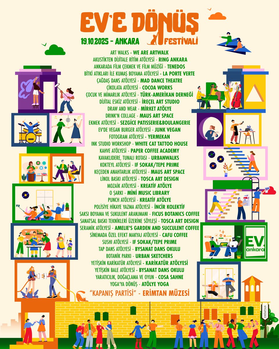 evinankara's tweet photo. Kente değer katanların bir araya geldiği EV’e Dönüş Festivali 19 Ekim’de kentin her noktasında🤍 https://t.co/BB5pFJbzgH
