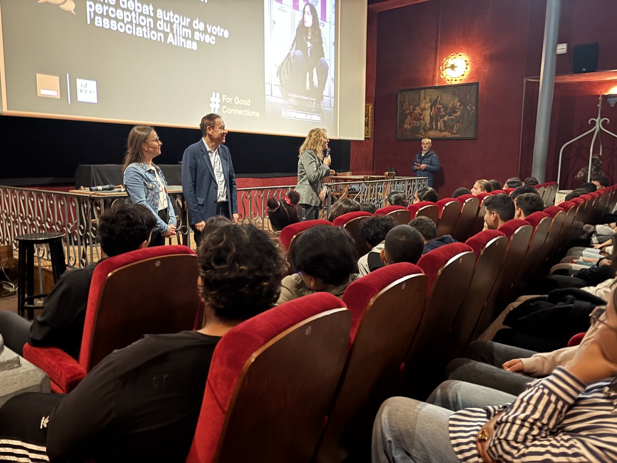 Plus de 50 jeunes du collège Brunet à Avignon ont assisté à la projection du film TKT de Solange Cicurel au cinéma <a href="/UtopiaAvignon/">Cinémas Utopia</a> 

Un film touchant et puissant sur le cyberharcèlement et le harcèlement scolaire, 
suivi d’un débat avec l’association Ailhas pour sensibiliser et