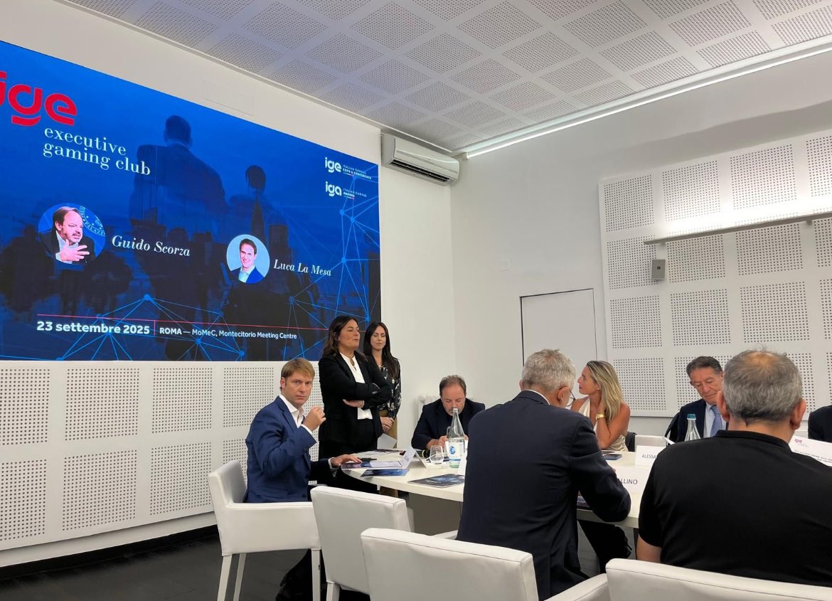 Al primo appuntamento dell’Executive Gaming Club di #IGE by <a href="/GnMediaSrl/">GnMedia</a> abbiamo acceso un confronto vero e appassionato su etica, sviluppo e regolamentazione dell’AI, con particolare attenzione alla governance dei dati.
✨ Un grazie speciale a <a href="/LucaLaMesa/">Luca La Mesa</a> Mesa e <a href="/guidoscorza/">Guido Scorza</a>