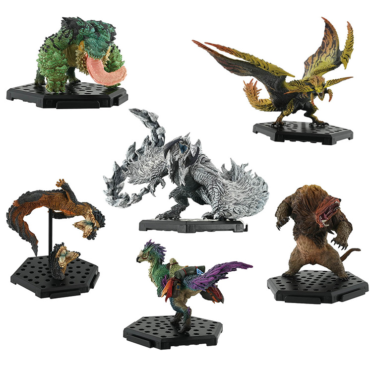 モンスターハンター　フィギュア　まとめ売り CFB CUBE】新作シリーズ!! CFB キューブ 4体セットボックス