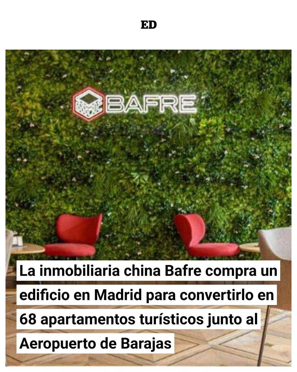 Se eliminan pisos turísticos de pequeños propietarios y se promueven pisos turísticos de grandes inversores.
¿De verdad alguien cree que el objetivo es solucionar el problema de la vivienda? 
👇🏼👇🏼👇🏼