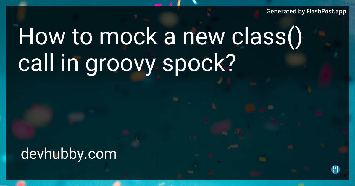 alieGotha's tweet image. If a new class mocks itself, does it need a Spock intervention?
Source: devhubby.com/thread/how-to-…
#SoftwareTesting #CleanCode #IntegrationTesting #SpockTesting #spock #mock