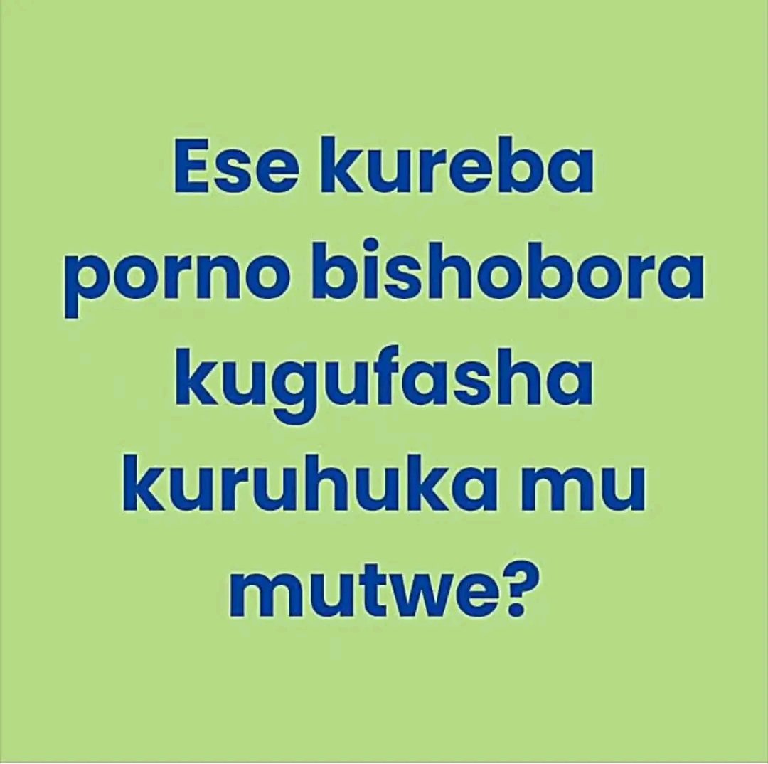 Mumbwire vuba ndumva narushye mumutwe
