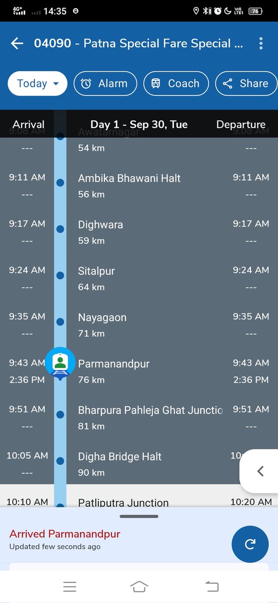 <a href="/AshwiniVaishnaw/">Ashwini Vaishnaw</a> <a href="/drmnr/">drmnr</a> <a href="/drmddu/">Pt. Deen Dayal Upadhyay Junction</a> <a href="/drmdanapur/">narendra gupta</a> <a href="/RailMinIndia/">Ministry of Railways</a> महोदय हर स्टेशन पर घंटों रोक कर ट्रेन को पास कराया जा रहा है कृपया करके महोदय इस ट्रेन को भी गंतव्य स्थान पर पहुंचा दिजिए 
#specil_train_matlab_bailgari