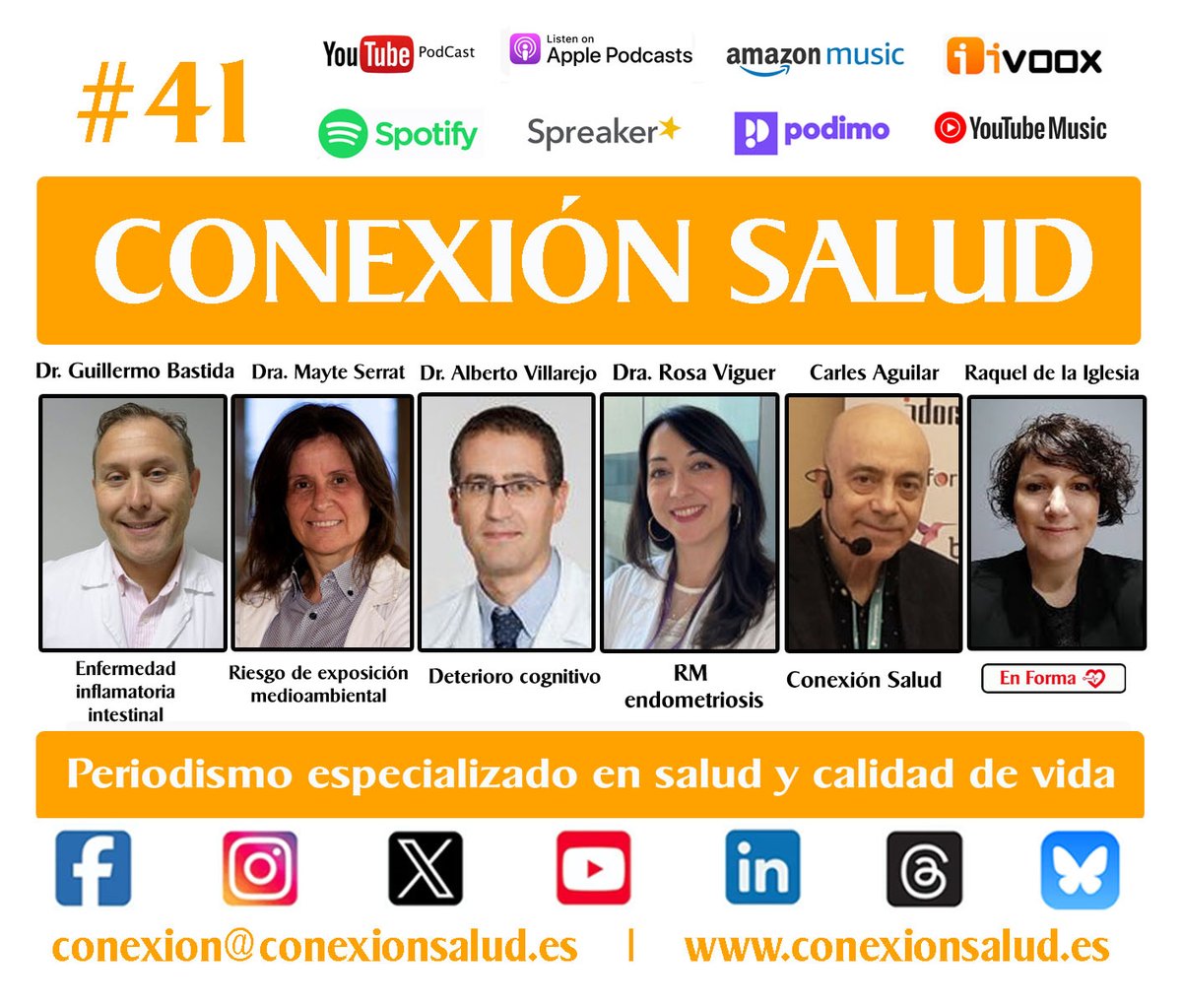 Episodio #41 - CONEXIÓN SALUD

 👉 👉 bit.ly/481Dali 👈 👈 

▶️ YOUTUBE PODCAST: bit.ly/3NjfWeK
▶️ SPOTIFY: bit.ly/3TZ4fOd
▶️ IVOOX: bit.ly/3BpXezr

#ConexiónSalud
#Salud
#CarlesAguilar

conexionsalud.es