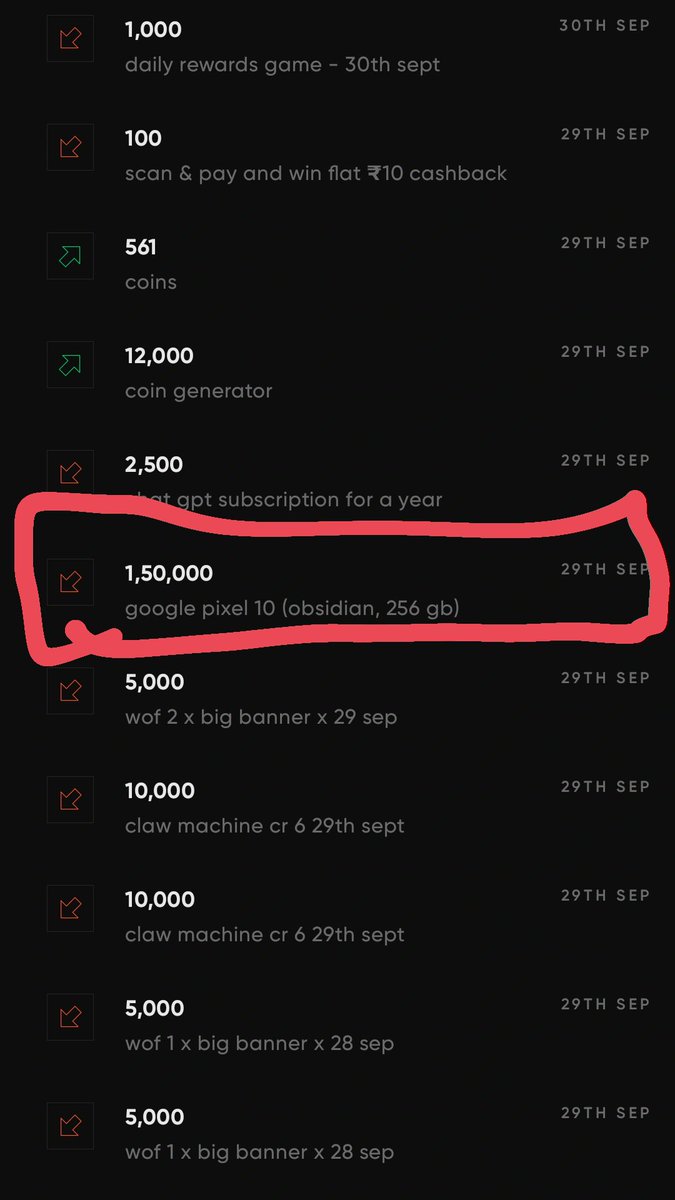_kehkelunga's tweet photo. @CRED_support 1.5 Lakh coins deducted for a gameplay which I didn't even initiate please rectify this and refund the coins asap 🙏 https://t.co/FCJCVhbZ1F