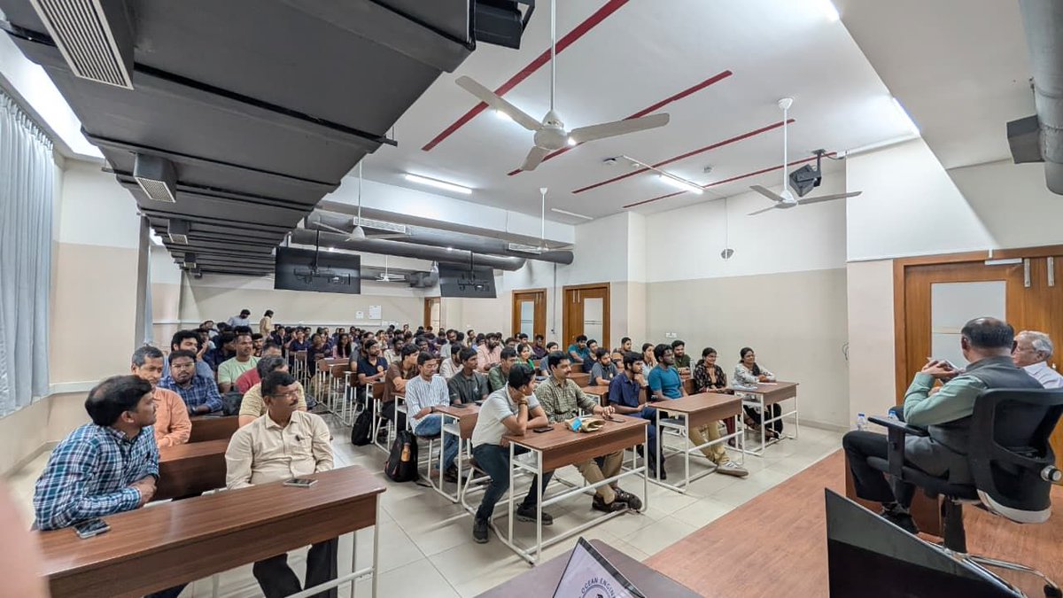 sasraj17's tweet image. As we approach DOE&apos;s Golden Jubilee in 2027, Alumni Connect kicks off with a memorable session featuring Prof. Balaji Ramakrishnan (Director, NIOT) and Prof. Sundar Vallam. A big thank you to Dr. Abhilash Somayajula, Dr. K. Narendran, and our students for bringing this to life!
