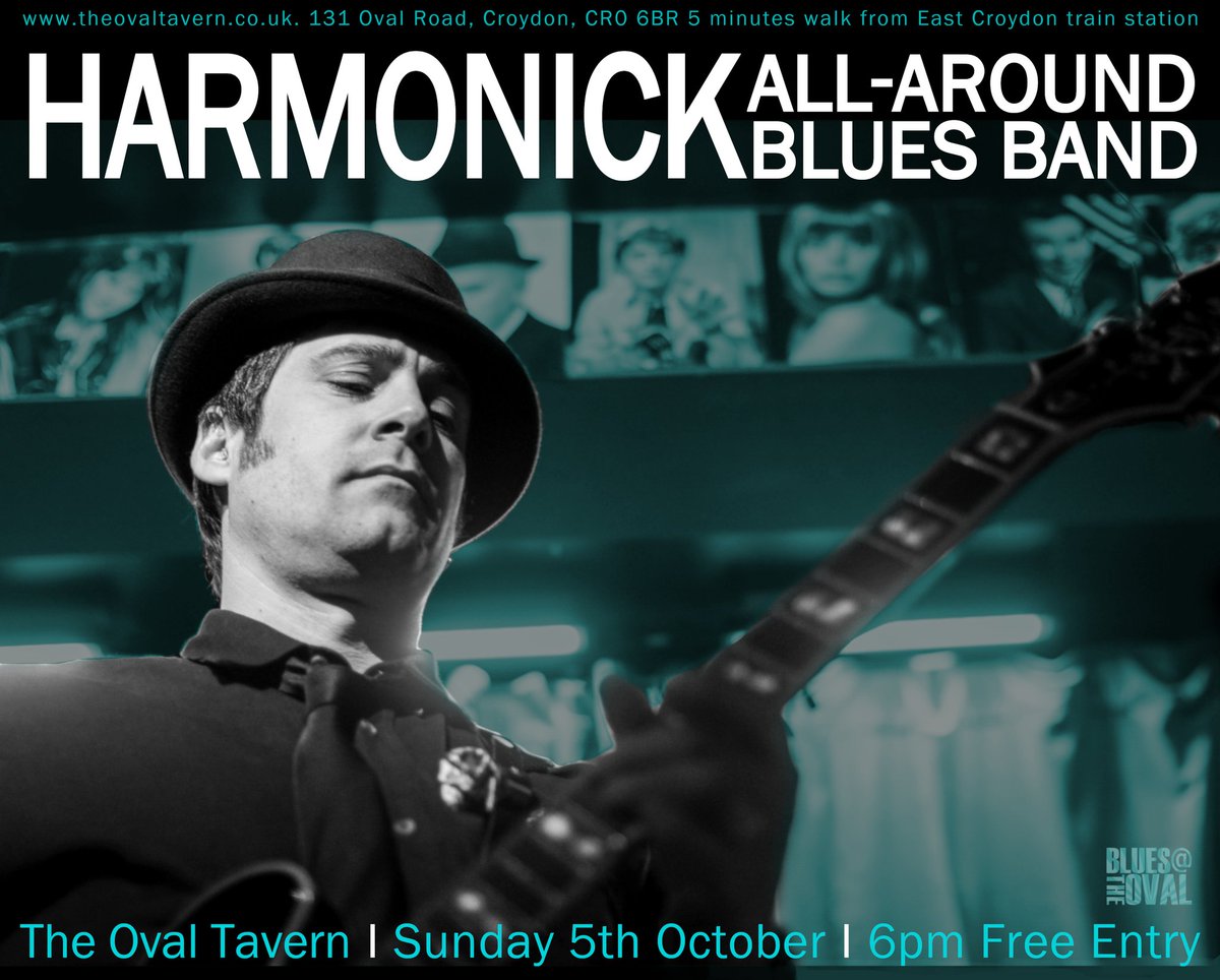Next up. The HarmoNick All-Around Blues Band #croydon #bluesmusic #guitar
