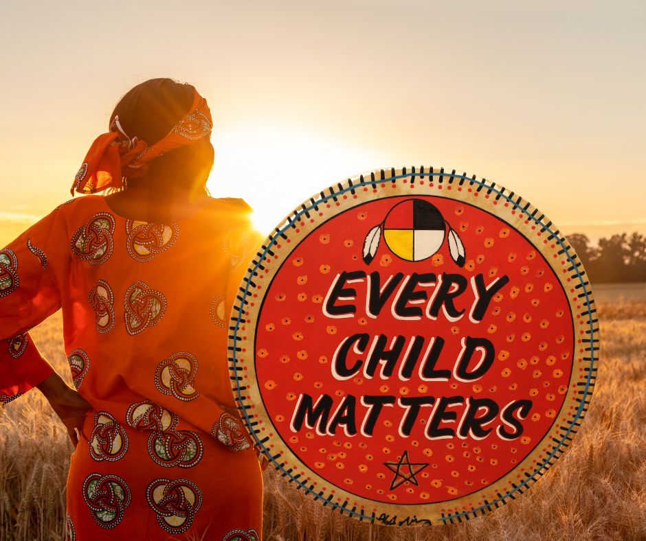 September 30, 2025
The Daily Drum
  I am posting the “Every Child Matters” drum. On September 30th many people across Canada (Turtle Island), wear bright orange shirts to honour and raise awareness of the thousands of Indigenous children who were sent to residential schools.