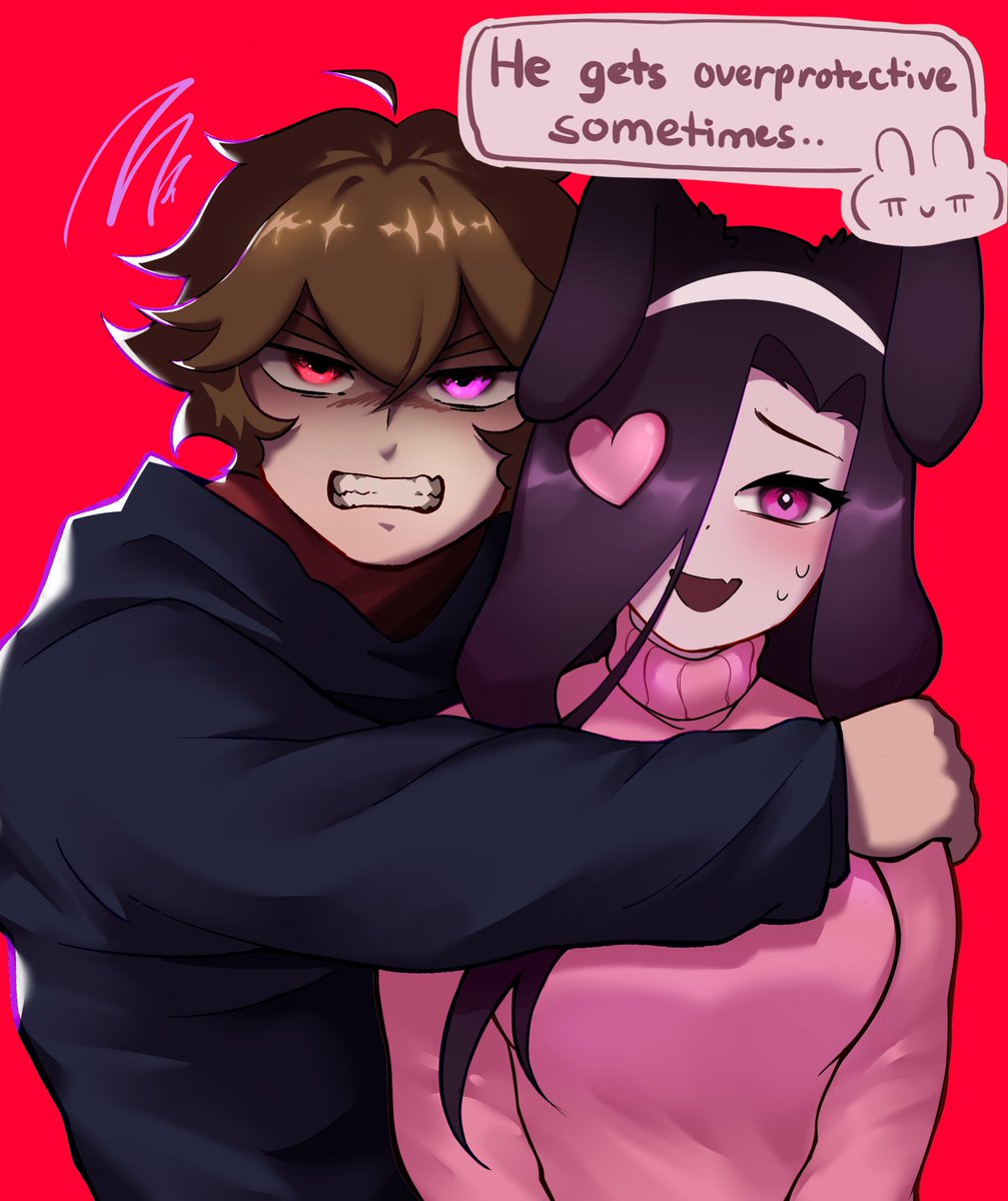 Big brother with anger issues🍫
[He's extra alert when he's with his lil sis]