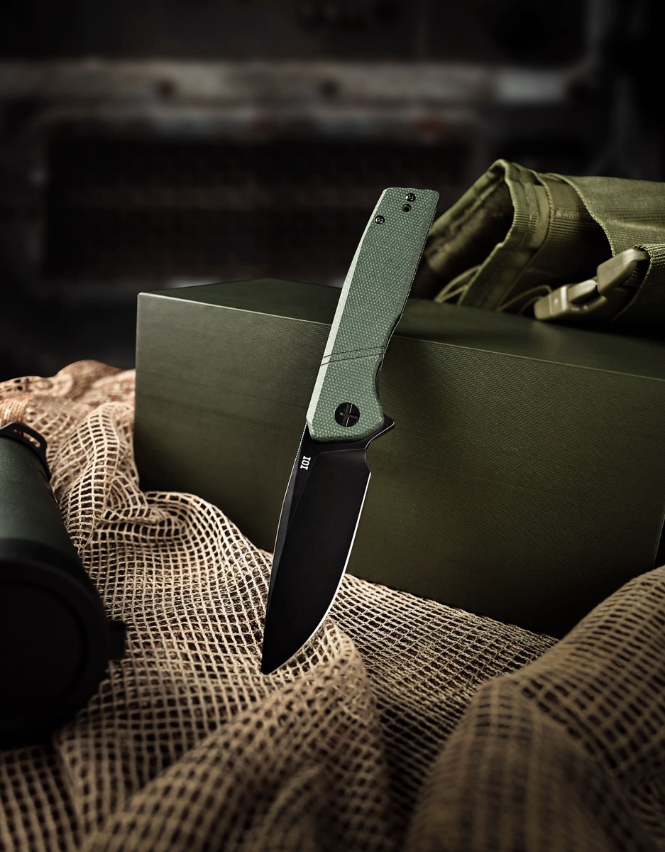 bladebroglobal's tweet photo. 🗡️ Task Force I51286 — precision you can rely on.
A 14C28N black titanium PVD blade meets a tough green Micarta handle. Compact, stylish, and always ready—whether for city carry or outdoor adventure. 
#bladebro #edccommunity #foldingknife #pocketknife #everydaycarry #edcgear https://t.co/2jxt8es3T9
