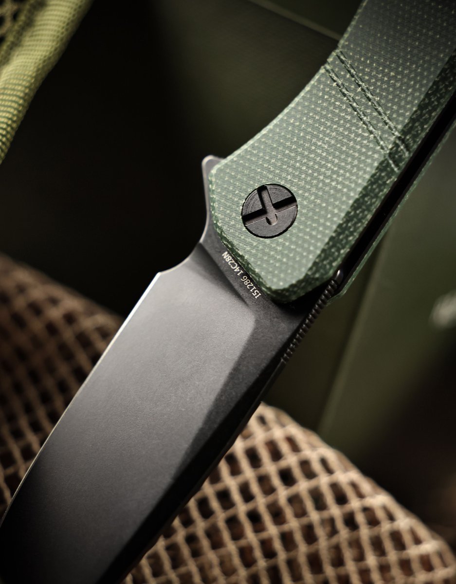 bladebroglobal's tweet photo. 🗡️ Task Force I51286 — precision you can rely on.
A 14C28N black titanium PVD blade meets a tough green Micarta handle. Compact, stylish, and always ready—whether for city carry or outdoor adventure. 
#bladebro #edccommunity #foldingknife #pocketknife #everydaycarry #edcgear https://t.co/2jxt8es3T9
