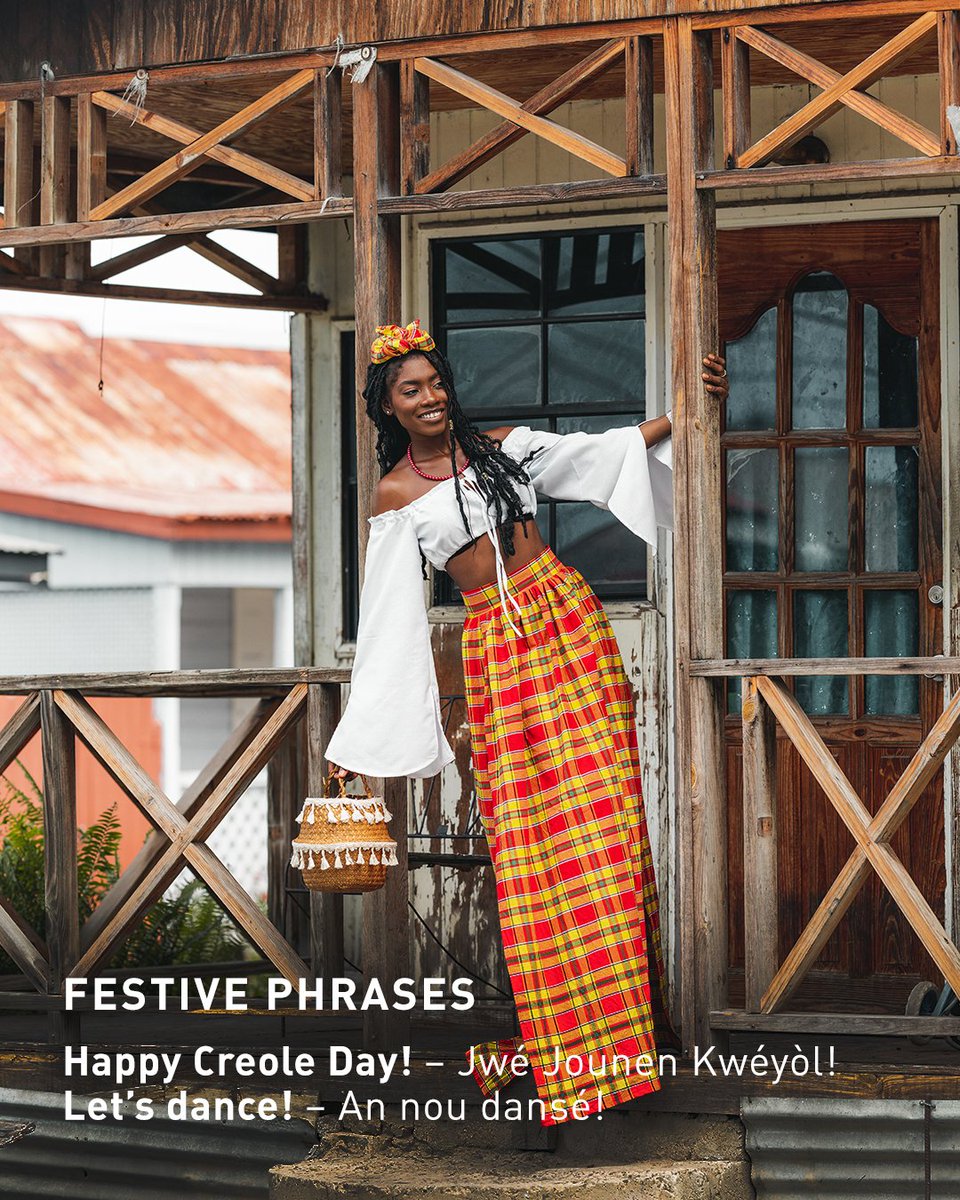 Celebrating Saint Lucia’s Creole language! 🇱🇨✨ Called Kweyol, here are a few simple phrases to try before you visit. Don’t worry about perfect pronunciation - just give it a go and you’ll be sure to bring some island smiles! 😄🌴