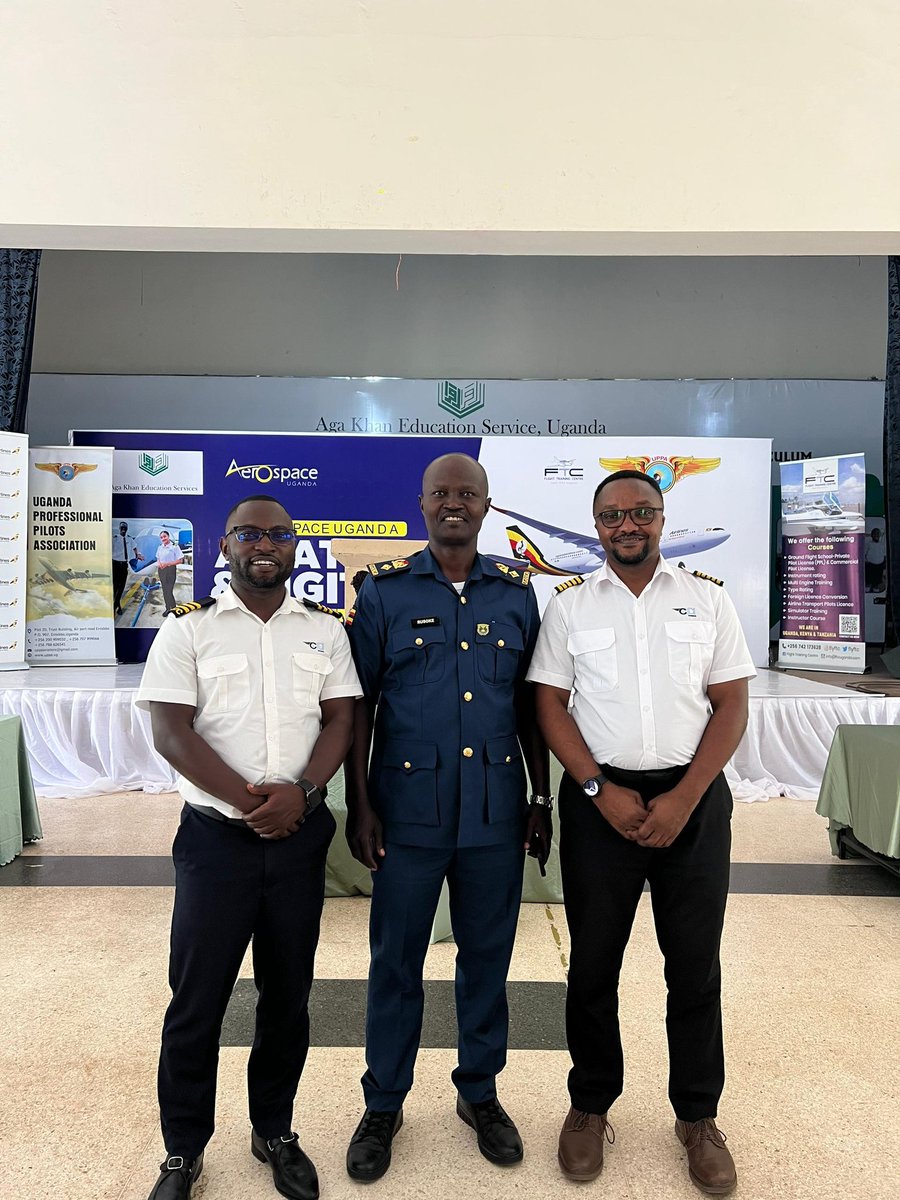 Uganda Air Traffic Controllers’ Association (UGATCA), represented by Mugisha JohnMary Vianney, Lt Col. Rusoke David, and Wananda Frank (all SATMO), proudly participated in the Aviation &amp; Digital Youth Summit 2025 at Aga Khan Education Services, Kampala.