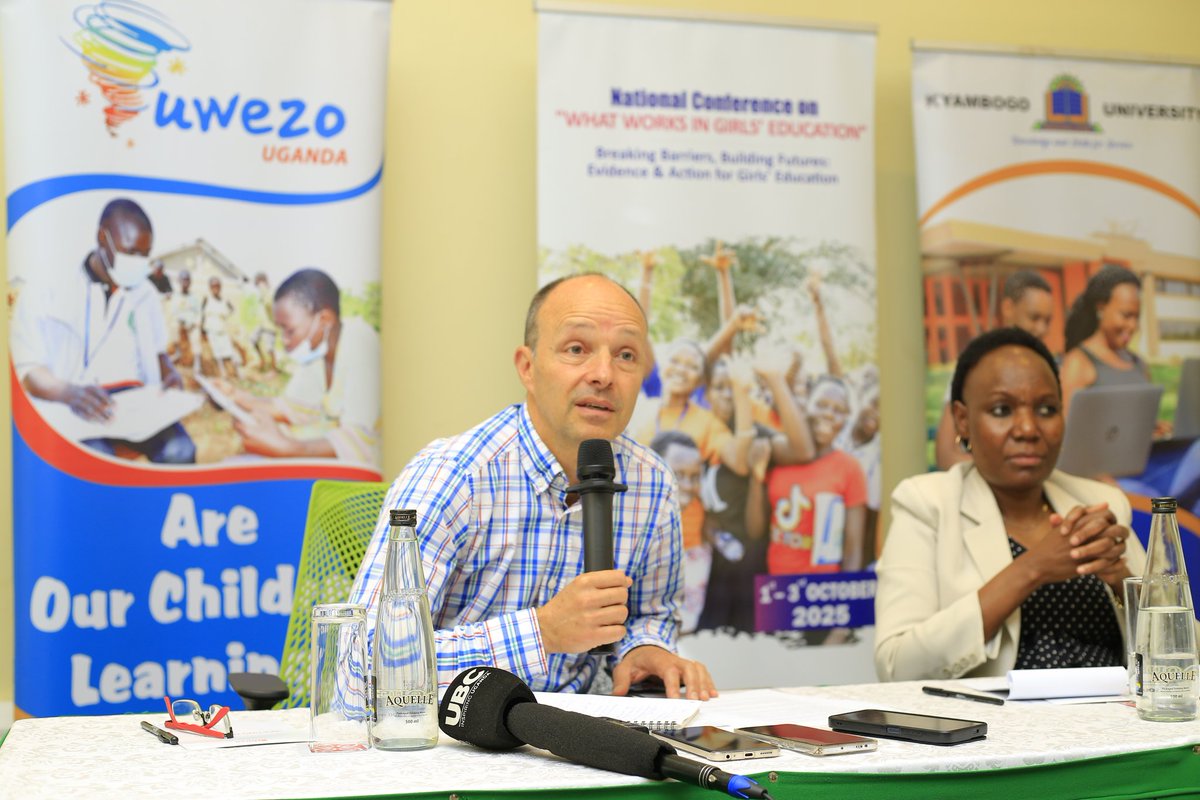 kyobesarah's tweet photo. @UwezoUganda in collaboration with @kyambogou’s School of Education, @REAL_Centre, and the @ReliAfrica, has informed the media about the upcoming National Conference on Effective Strategies in Girls' Education, which is set to take place tomorrow.
#GirlsEducation 
@MNakabug https://t.co/SlCBae4XGe