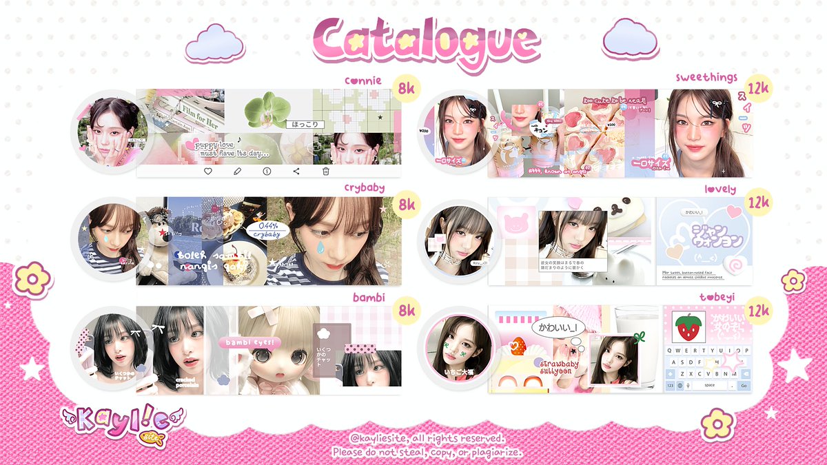 kayliesite's tweet image. RTs would be appreciated!

💭🐬 henlOo . . aku open layout made by request 💗 ♫ ⁺ yuk kepoin katalogku di bio atau bisa tanyakan langsung di DM ku 🍥

#zonauang