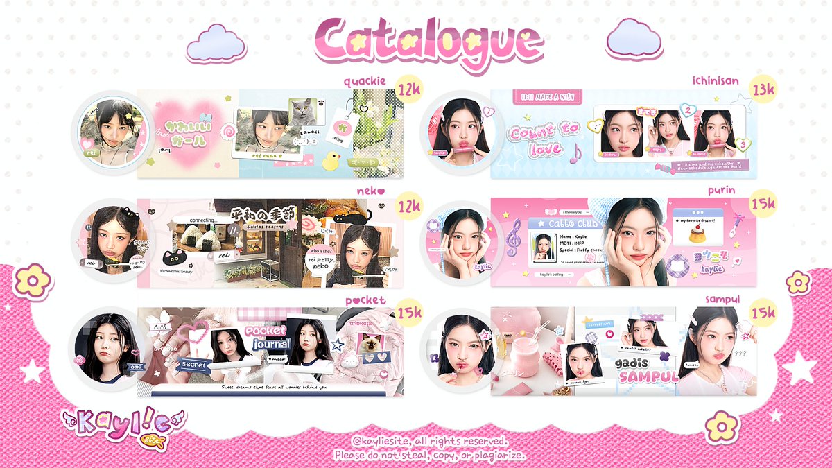 kayliesite's tweet image. RTs would be appreciated!

💭🐬 henlOo . . aku open layout made by request 💗 ♫ ⁺ yuk kepoin katalogku di bio atau bisa tanyakan langsung di DM ku 🍥

#zonauang