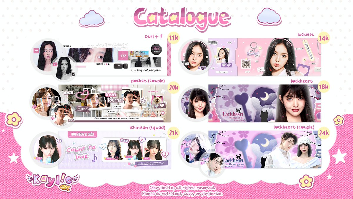 kayliesite's tweet image. RTs would be appreciated!

💭🐬 henlOo . . aku open layout made by request 💗 ♫ ⁺ yuk kepoin katalogku di bio atau bisa tanyakan langsung di DM ku 🍥

#zonauang