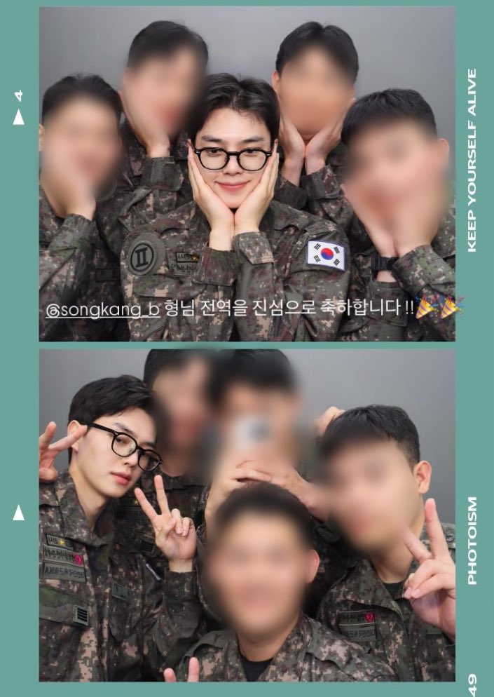 mymongci's tweet photo. 아 송강님 전역 전날까지 인생네컷 찍음ㅋㅋㅋㅋ https://t.co/C12I7D5eOY