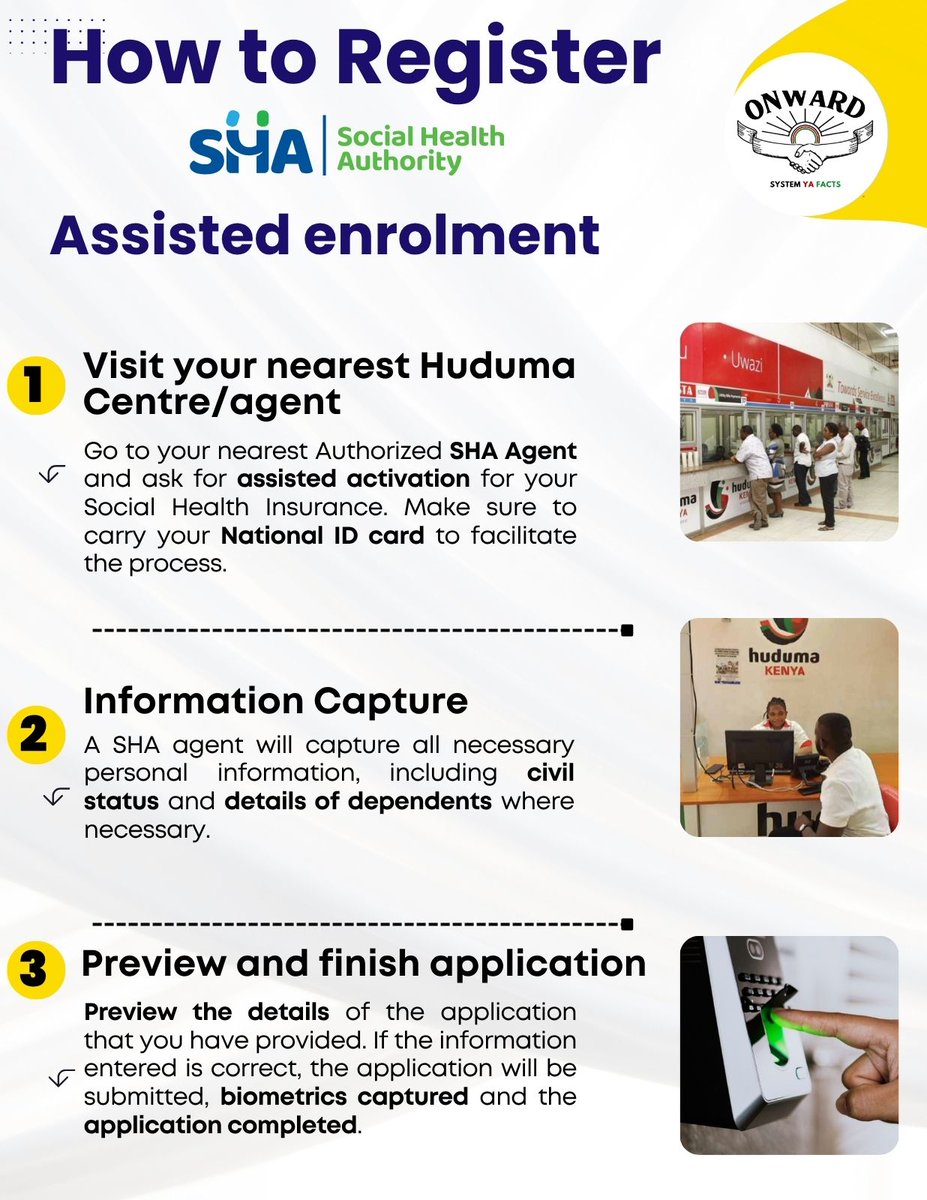 engagementhubke's tweet photo. SHA web registration is smoother than your last login. Health access, no drama.

#HowToRegisterSHA https://t.co/Nys4J0k2r2