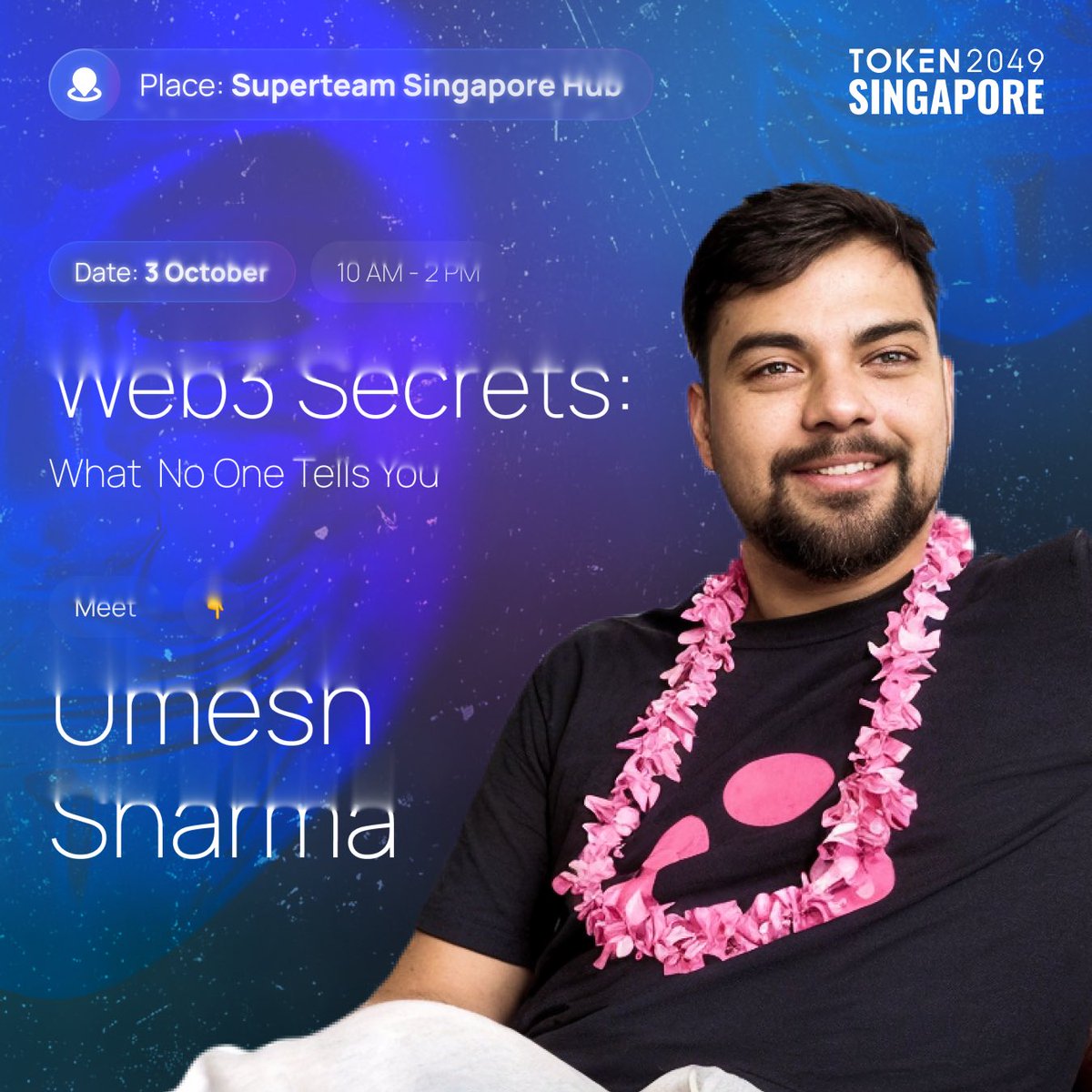 UmeshSharma_US's tweet photo. Let’s join us for incredible event &amp; Panal discussion about ongoing Crypto Market hot topics &amp; strategies. See you all soon!!

RSVP: https://t.co/LuRARYOZGm

https://t.co/3wRBmm0xiC 

https://t.co/z8uMmp7tPa https://t.co/dO7zX6dC1I