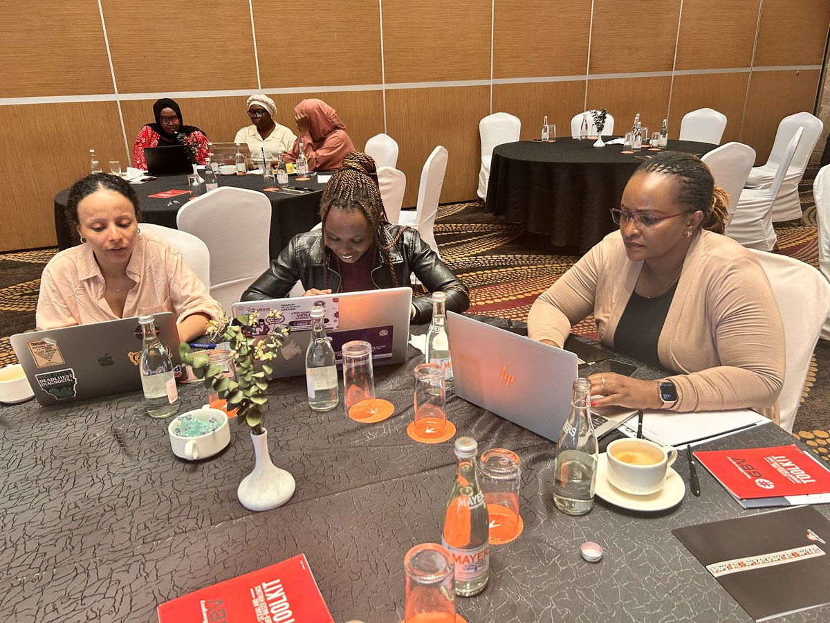 womenadvocate's tweet photo. Brainstorming sessions in groups by women leaders on creating a training manual for #TFVAW #VAW
#digital #safeonline #endTFVAW #Techfemafrica #wardc #fidakenya https://t.co/bGVAbAm6GT