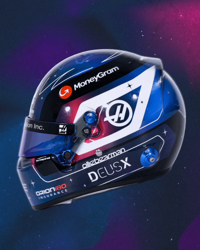 F1HLM's tweet photo. Helmet design of Ollie Bearman for the #SingaporeGP
π¨ Brandon Seaber Design
#ob81 #bearman #f1 #formula1 #haasf1 #haas #motorsport https://t.co/Xt7Siqzdk5