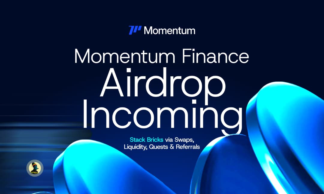 Airdrops on Sui are always crazy. Gm❤️

$SUI, $WA, $NS, and $BLUE are perfect examples.

And now, the next big wave is gearing up for TGE: <a href="/MMTFinance/">Momentum</a>! Here's what you need to know👇🏽

Momentum Finance is the liquidity layer of the Sui ecosystem backed by major players like Sui
