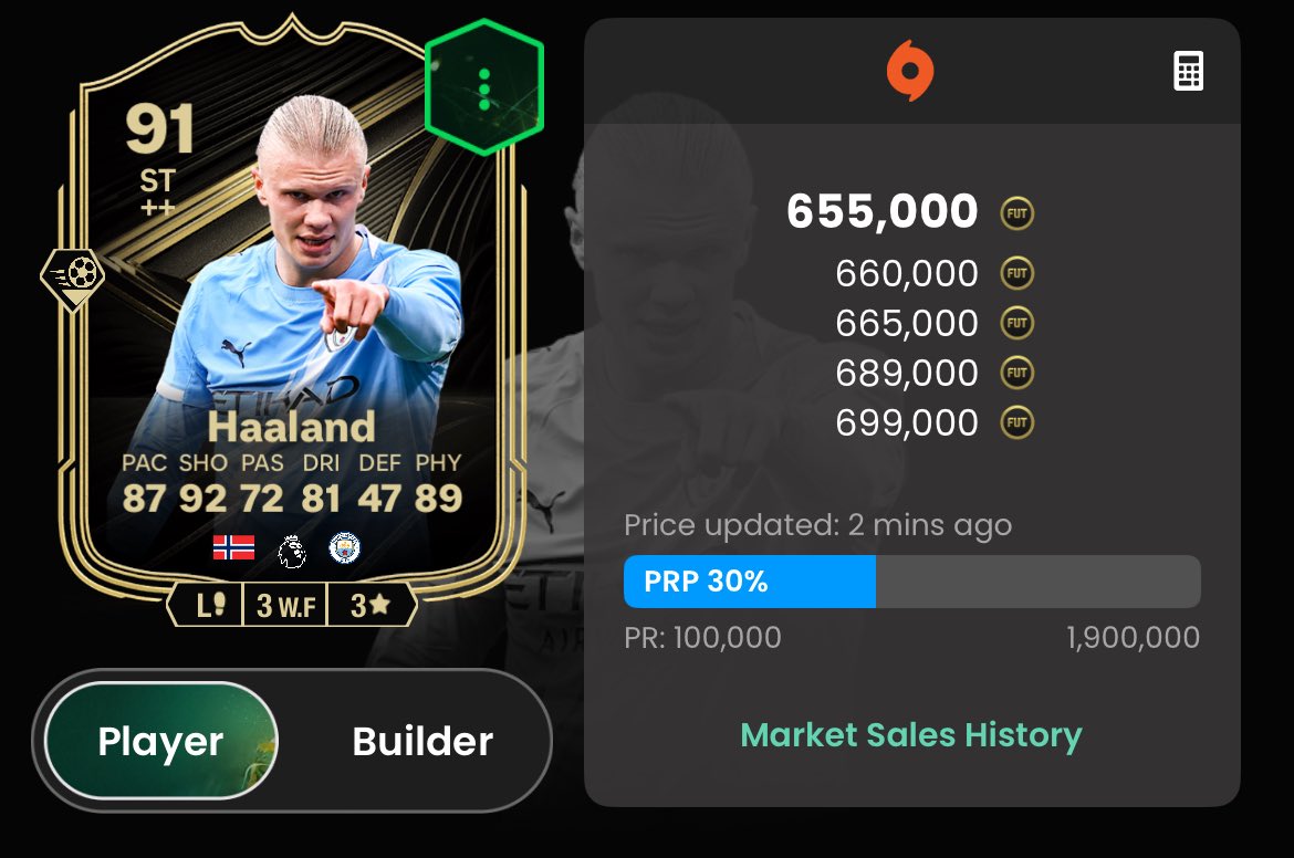#PC overnight flips🚀🚀🚀
80k profit on Bruno and 55k on Haaland 🔥🔥🔥🔥 #eafc26 

More in our trading group 👀👀(console too ofc) 
upgrade.chat/eafctrading