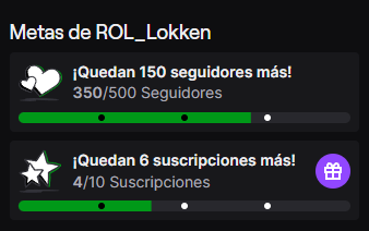 Por fin llegamos a la meta de los 350 seguidores.... vamos por los 500? go go go
linktr.ee/lokken