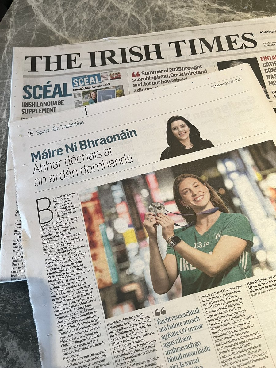m_nibhraonain's tweet image. Mo cholún spórt i ‘Scéal’ san @IrishTimes inniu