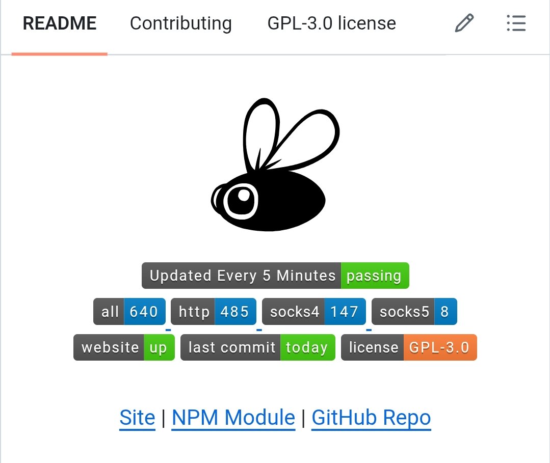 GithubProjects's tweet image. Free HTTP, SOCKS4, &amp;amp; SOCKS5 Proxy List