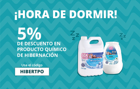 ❄️DESCUENTO HIBERNACIÓN❄️

¡Con este frío alargamos el 5% de descuento en producto químico para el invernaje de la piscina!