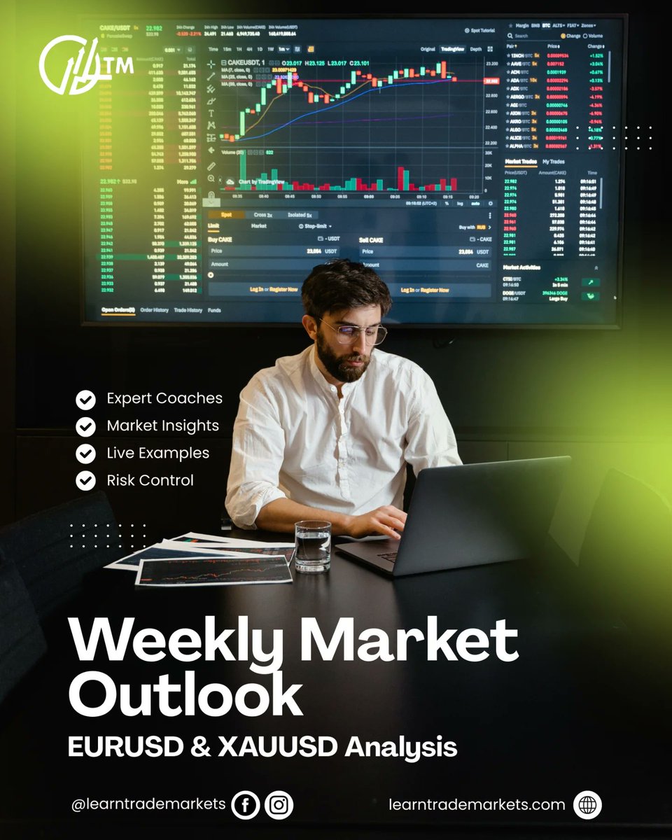 learntrade19318's tweet image. Market Outlook – EURUSD &amp;amp; XAUUSD

🚨 EURUSD Update
The Euro has been in a strong uptrend, but last week we saw some pullback as the Dollar Index (DXY) gained strength.

👉 Here’s the key:
- If price breaks below 1.1660, we could see more sell-offs.