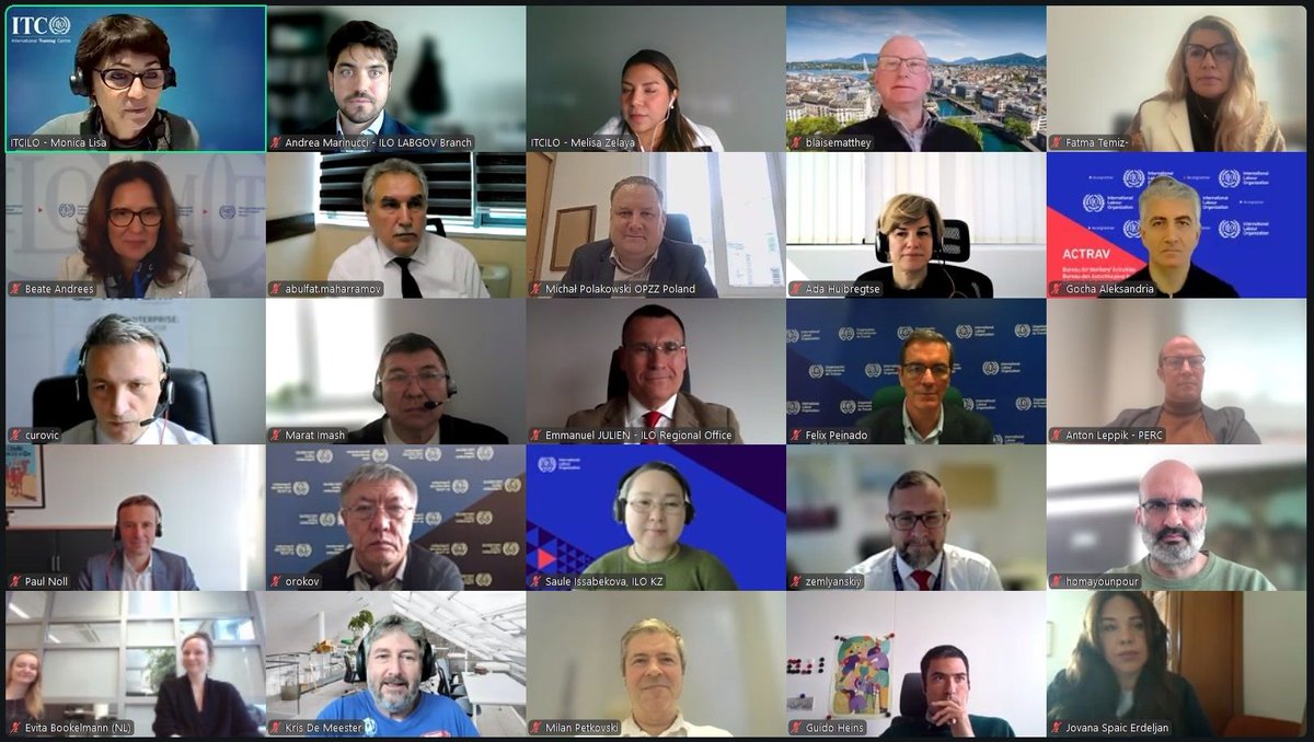 Insightful exchanges at the Tripartite Regional Knowledge-Sharing Meeting on #SocialDialogue in Europe &amp; Central Asia 🌍
👉 130+ participants from 16 countries
👉 Govts, employers &amp; workers’ orgs
👉 Making social dialogue more inclusive &amp; fit for green and digital transitions