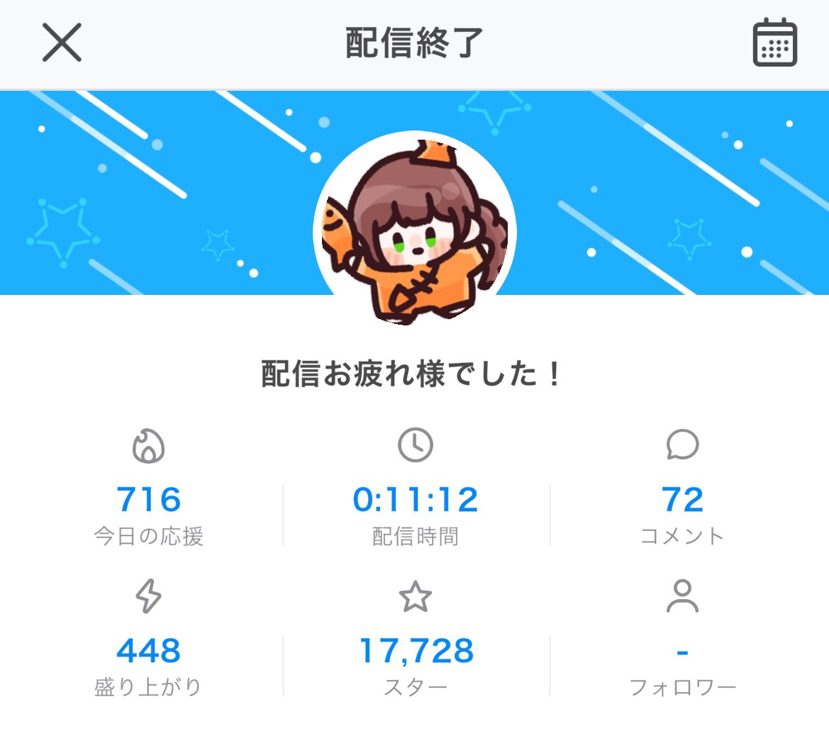 おっつさーなー！

妹の声はどうでしたか？爆笑爆笑
7人入室＆7,777スター 一瞬で終わるなんて
流石すぎるありがとう(   &gt;A&lt;)ﾉｼ))˙-˙)ﾍﾟﾁﾍﾟﾁ

皆に📛当たりますよーに🥳🥳