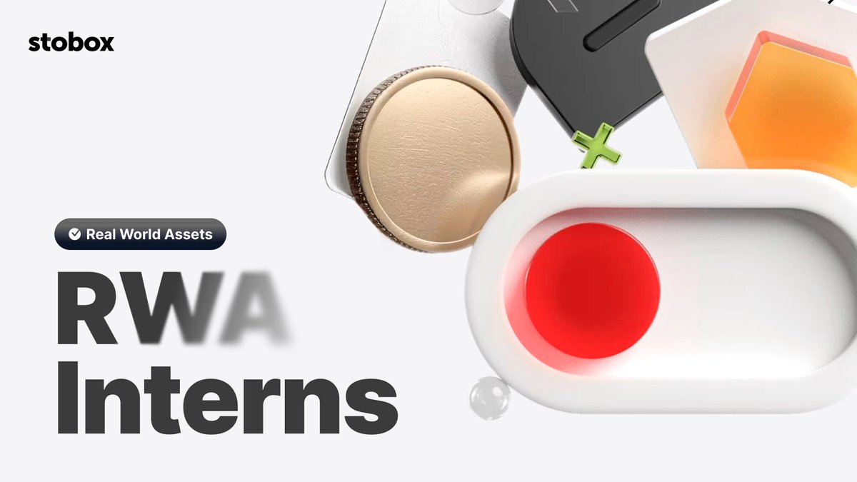 StoboxCompany's tweet image. 🚨 Introducing: RWA Interns 

#RWA needs better narratives. So we’re building them together.

At Stobox, we believe the crypto space deserves more than just hype cycles and meme coins. It needs coordination, creativity, and collaboration - from the people actually building.…
