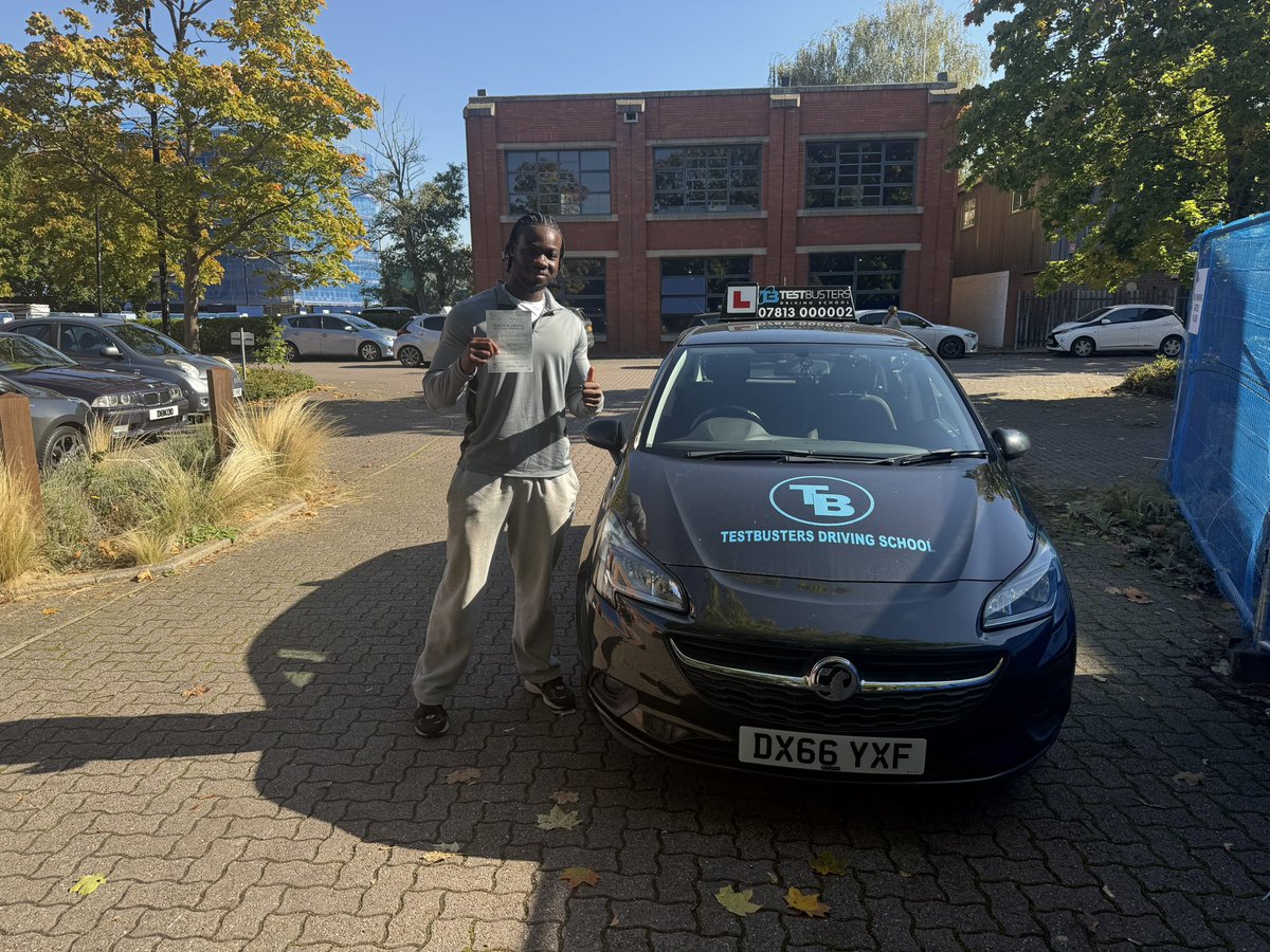 testbusters_uk's tweet photo. 🎉 Huge Congratulations to Kerry! 🎉 Smashed it this morning by passing his driving test first time at Isleworth! 🚗💨 Well done, Kerry — all your hard work paid off! Enjoy the freedom of the open road! 👏👏👏
#PassedFirstTime #WellDoneKerry #IsleworthTestCentre #NewDriver https://t.co/0eQzDrJ4DH
