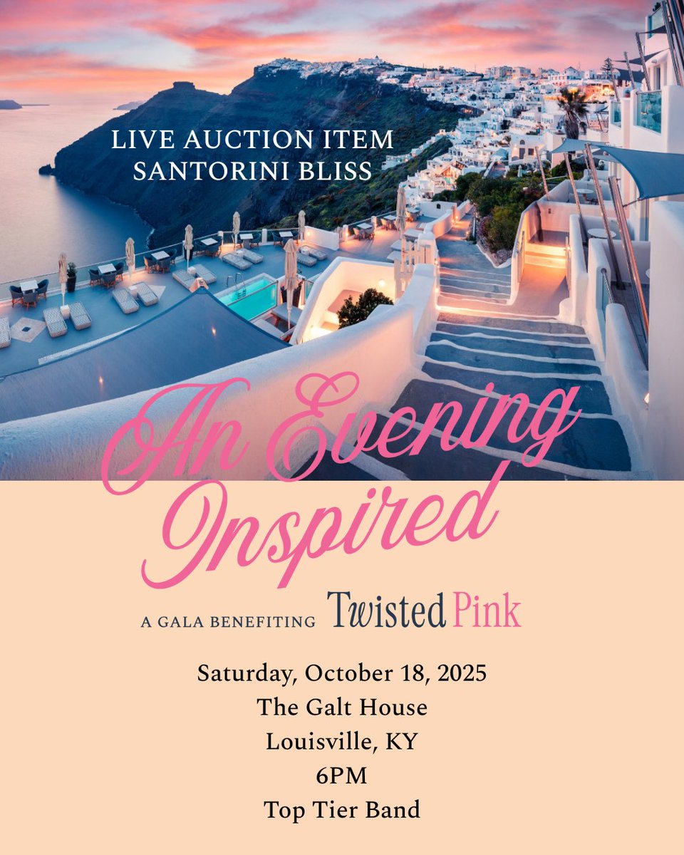 twistedpinkorg's tweet image. Another incredible LIVE Auction item available at the Twisted Pink Gala on October 18, 2025.  Plus one person will choose one of these amazing live auction items prior to the auction.  Get your tickets to attend and your Golden Raffle Ticket today!  loom.ly/GJDLYAg