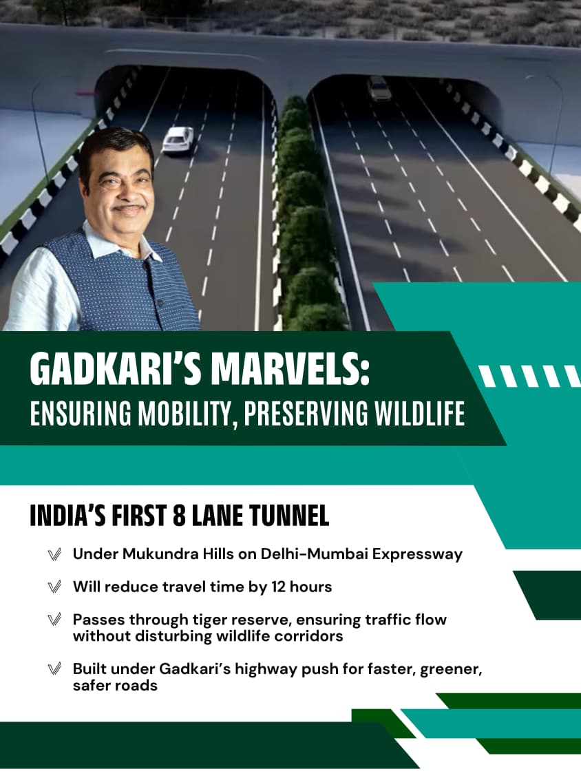 Only in India can a man who built 40 km of highways per day be accused of "scams." If world-class expressways, tunnels, and bridges are scams, then please scam us more. The real scam is oil lobbies crying because Nitin Gadkari made India less dependent on their overpriced petrol