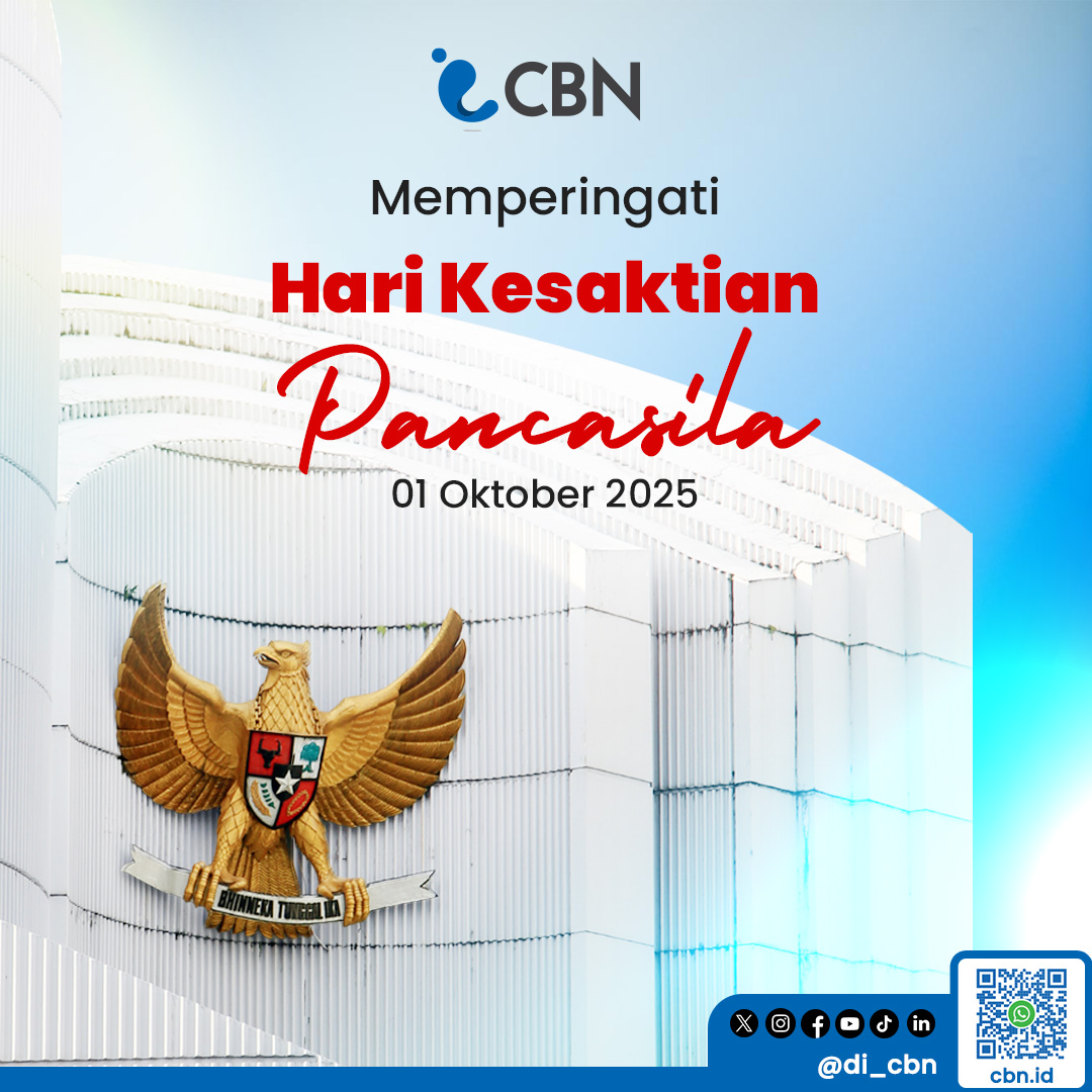 di_cbn's tweet photo. Jaga Pancasila, Jaga Indonesia. Selamat Hari Kesaktian Pancasila. Berbeda-beda, tapi tetap satu.
#CBNFiber
#InternetCepat
#Internetunlimited
#InfiniteExperience
#CBNKoneksiTanpaBatas #CBNUntukIndonesia https://t.co/85zxtHPjsL