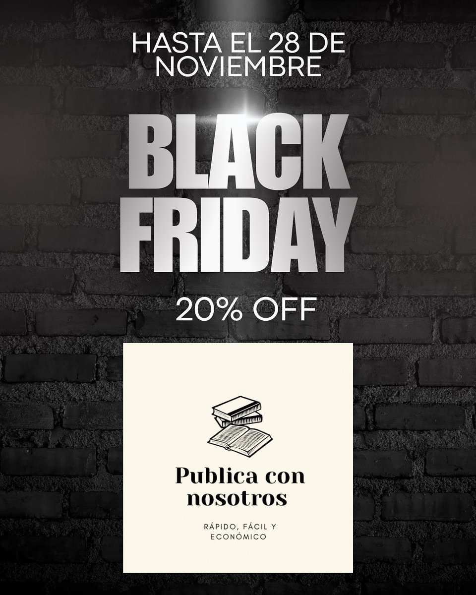 ¡20% de descuento aplicado a tu presupuesto final hasta el #blackfriday #28denoviembre !

Solicita información sin ningún compromiso y haz tu sueño realidad. ¿A qué esperas?

Toda la información en:
publicaconnosotroscom.wordpress.com