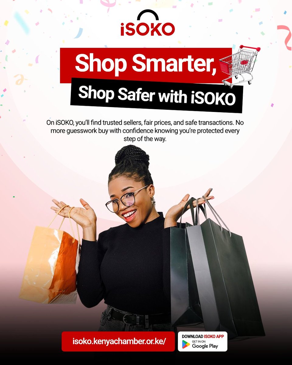 IsokoKenya's tweet photo. Shop with confidence,shop with ease!

Every purchase should feel good- not risky.
We are here to make shopping simple,safe and reliable.

#iSOKOKenya https://t.co/czZE2Sm2HH