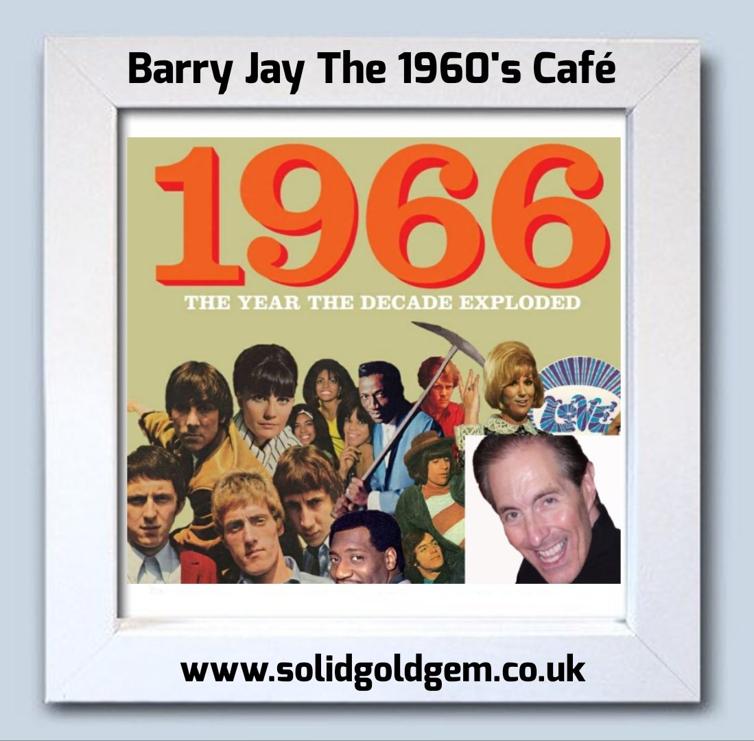 hovisboy's tweet photo. Hi Gang 👋 it's Barry Jay. Wouldn't it be nice to go back to 1966 for just an hour. Well that's exactly where I'll be taking you at 12 Noon in the 1960's Cafe on Solid Gold Gem,
Hope you can Join me.  https://t.co/18qRWeLCNy https://t.co/4lknZUEiTr