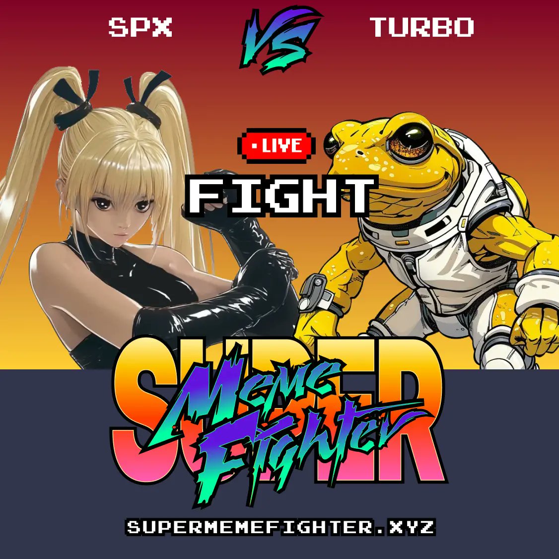 mahdicodes's tweet photo. $TURBO for the win!
Join the Fight on https://t.co/D7aT9zYkU3
Referral_code : 40RMIB
#supermemefighter #web3gaming #P2E https://t.co/Rc2i7fqzTq
